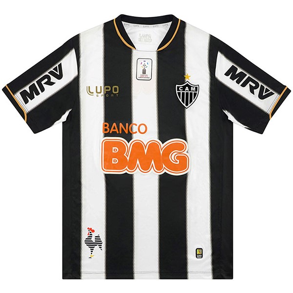 Authentic Camiseta Atlético Mineiro 1ª Retro 2013 Negro Blanco
